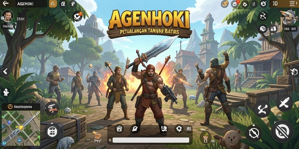Gameplay AGENHOKI yang menakjubkan di dunia terbuka.