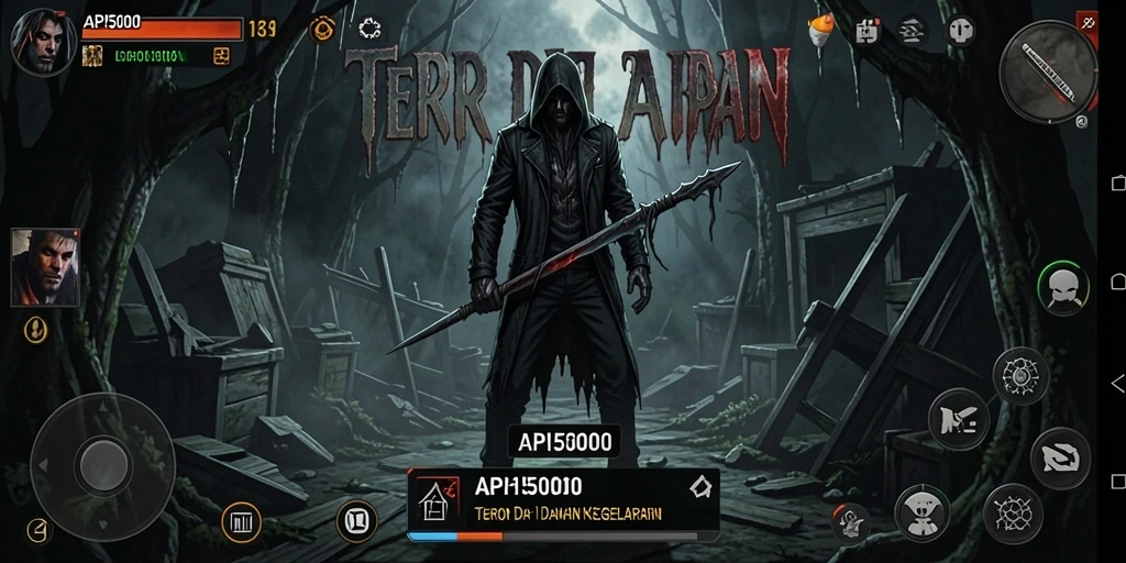 Tangkapan layar gameplay menyeramkan dari API5000