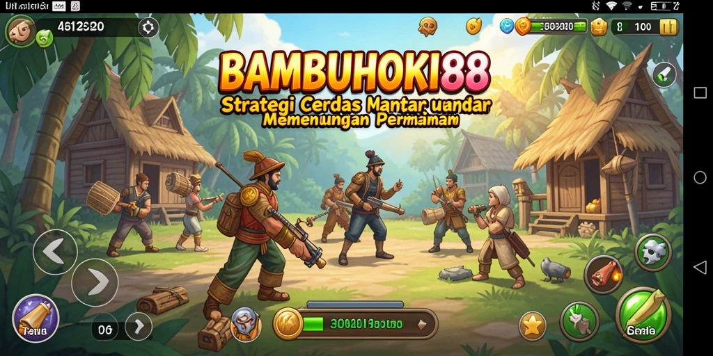 Screenshot utama BAMBUHOKI88 menunjukkan aksi strategi yang mendebarkan di lapangan.
