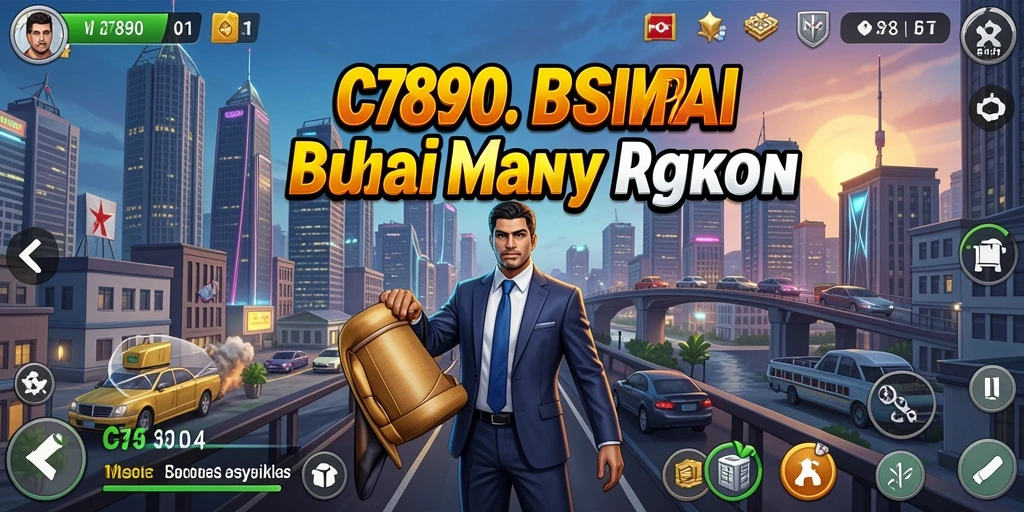 Tampilan gameplay C7890 yang menarik dengan elemen Tycoon.