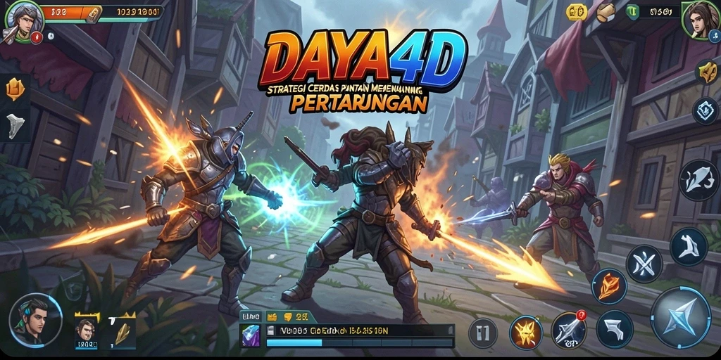 Tangkapan layar gameplay menampilkan pertempuran strategi yang mendebarkan.