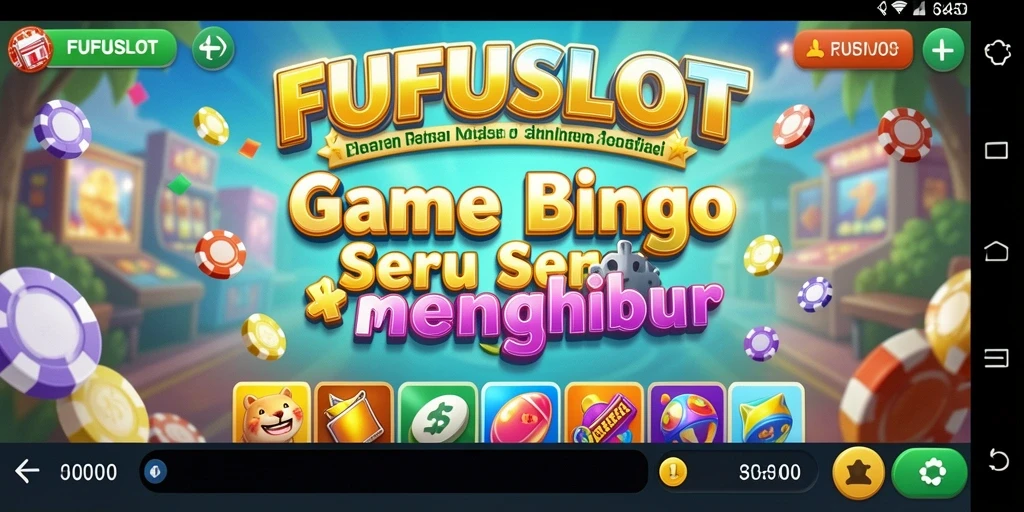 Tampilan gameplay menarik dari FUFUSLOT yang penuh warna.
