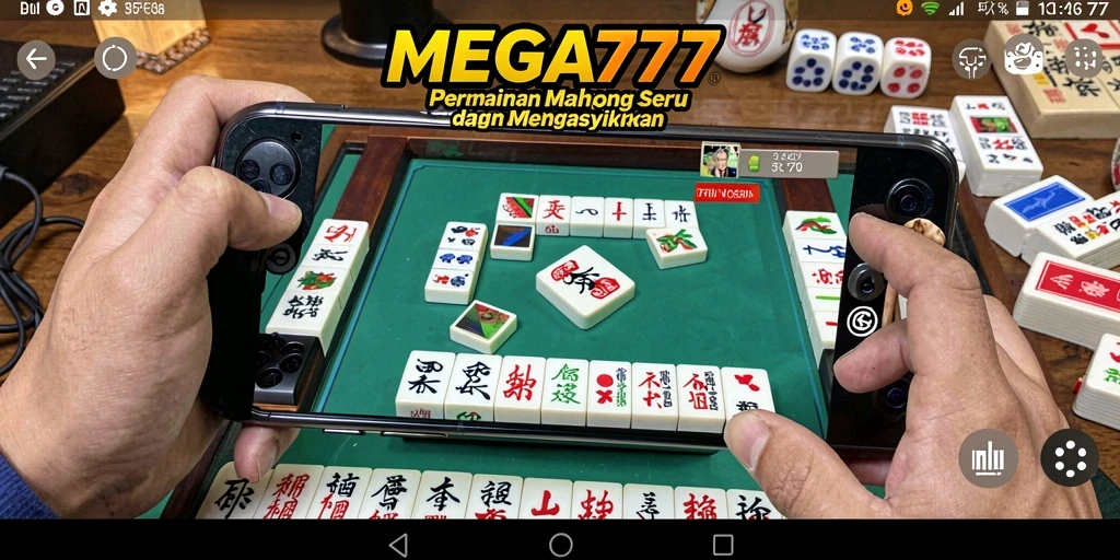 Screenshot utama MEGA777 menunjukkan gameplay Mahjong yang menarik.