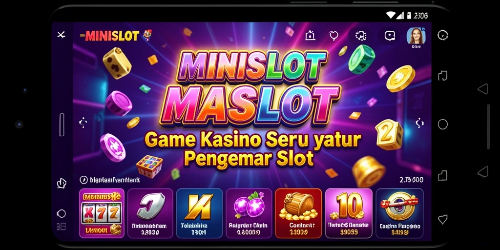 Tampilan menarik dari gameplay slot di MINISLOT.