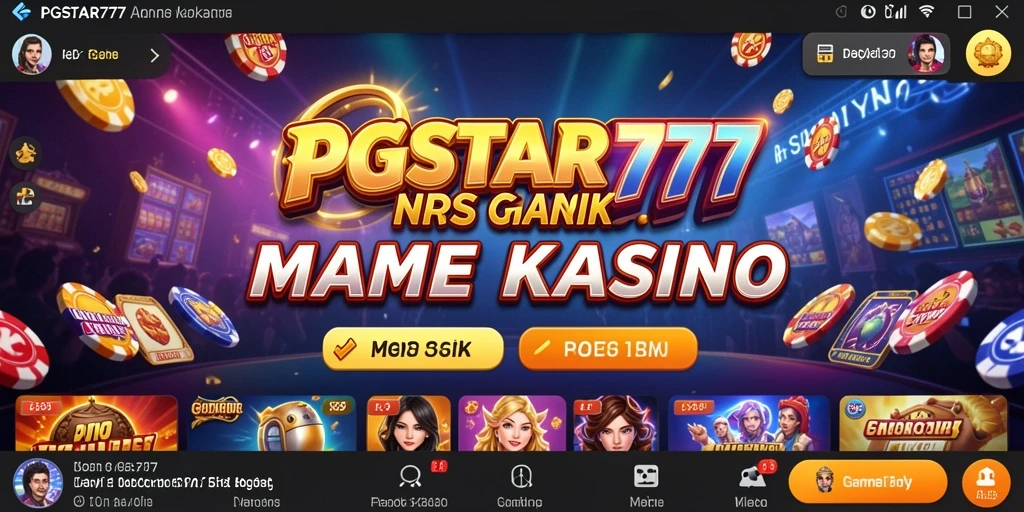 Tampilan menarik dari gameplay Kasino di PGSTAR777.