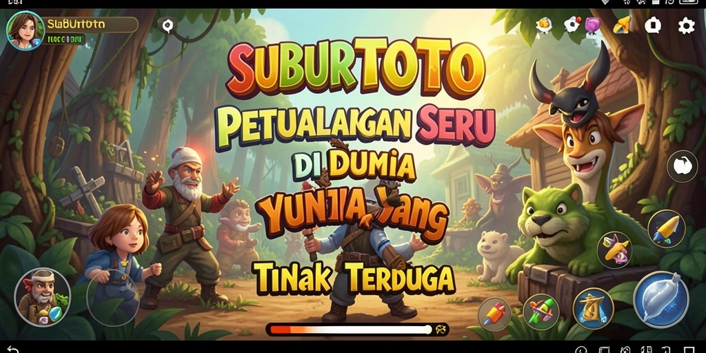 Tangkapan layar gameplay SUBURTOTO menampilkan aksi mendebarkan dalam petualangan.
