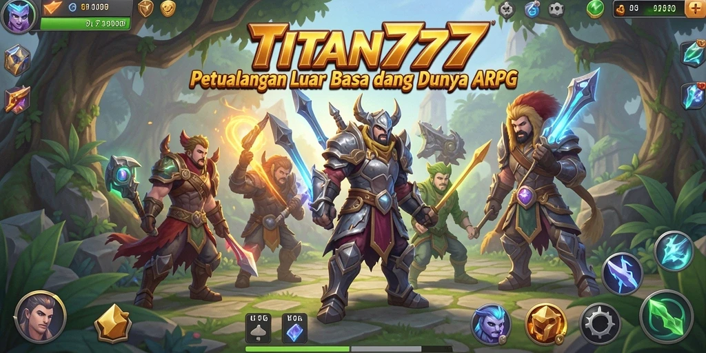 Tampilan gameplay menarik dari TITAN777 dalam dunia ARPG.