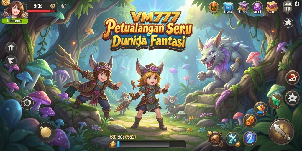 Screenshot gameplay VM777 menampilkan aksi seru dalam petualangan fantastis.